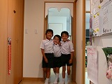 鹿児島市児童クラブ学童保育保育園の学童と玄関
